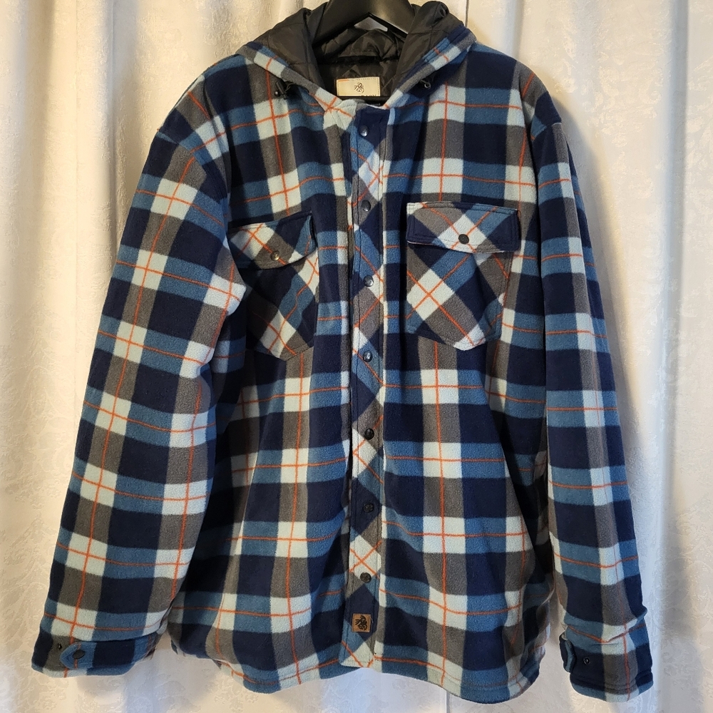 Legendary Whitetails Blue Plaid Shirt Jacket